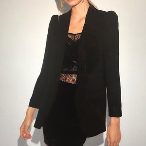 Express Repeller Pick Puff Sleeve Boyfriend Blazer